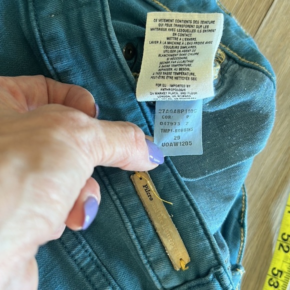 Anthropologie Pilcro & the Letterpress Pants sz 29 - Picture 14 of 15